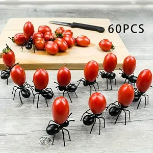 60 Reusable Ant Shape Party Supplies, Perfect for Snacks, Cakes, and Party Decorations, Ideal for Parties, Fun and Durable Design