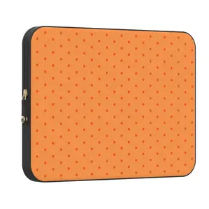 Casely MacBook Laptop Sleeve Case | On the Dot | Orange Polka Dot