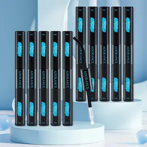 ADORANCE Waterproof Eyelash Glue (10-Count Pack), 2-in-1 Long-Lasting Lash Bond and Seal Glue, Sweat-Proof Eyelash Extension Glue for Cluster Lashes, Waterproof Eyelash Clusters