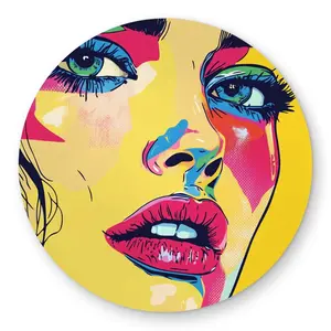 Conscious Sales C1COAR55LNXDD4 5 x 5 ft. Glaze Pink Outdoor Round Area Rug - Stylish Home Decor