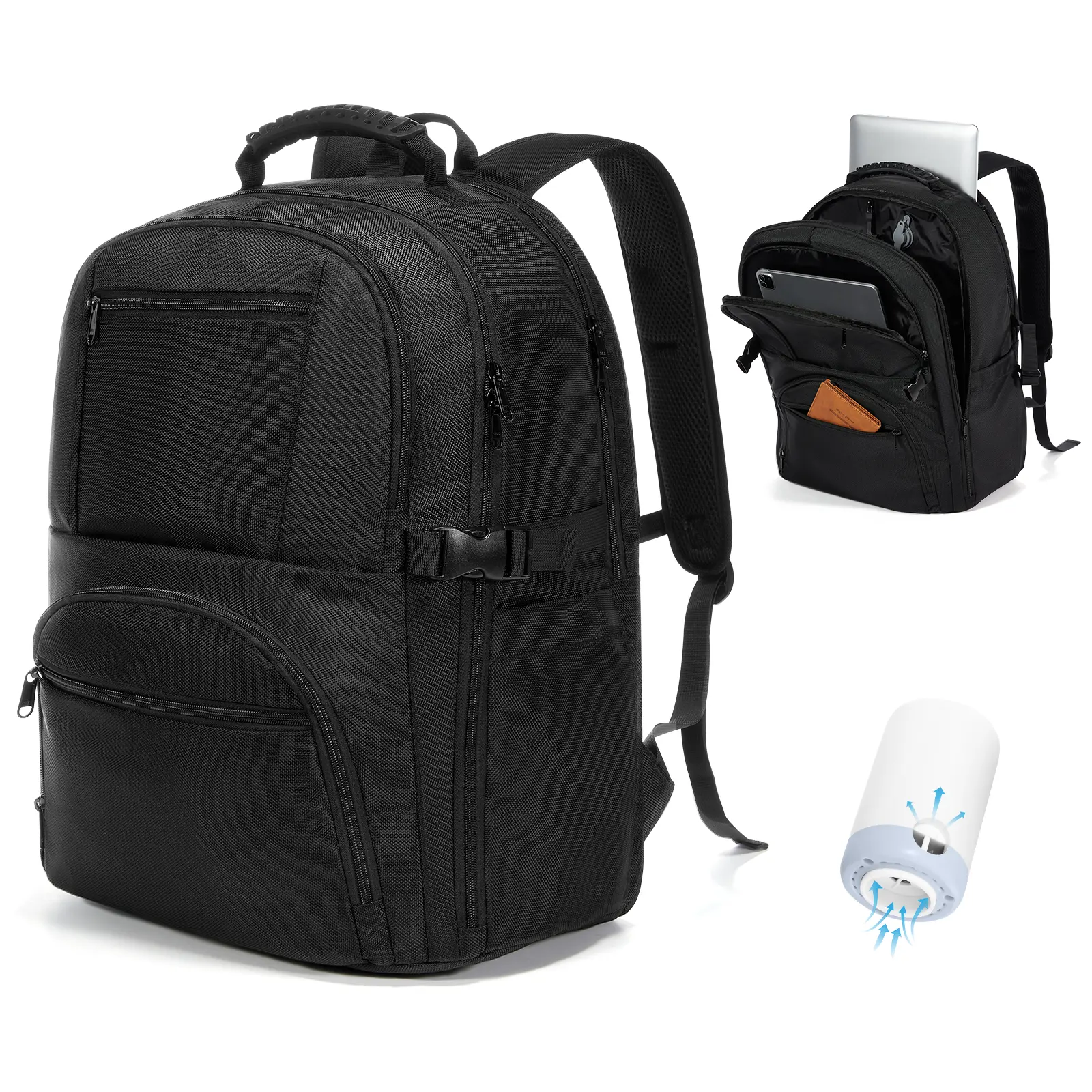 Kibachev Vacuum Backpack Travel with Air Pump for Carry On Luggage  Expandable Waterproof Personal Item Bag for Men Women 20x13x8 Inches -  TikTok Shop
