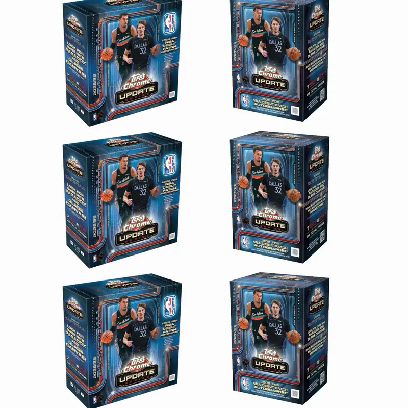 BCB77 2025-26 Topps Chrome Update Mega x3 Value box x3