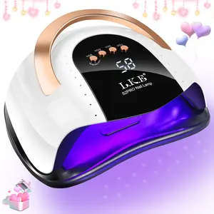 LKEnail UV LED Lamp, Valentine's Day Gifts, SUN S2 Fast Dryer, Curing Light With 57 LED Beads, LCD Touch Screen Auto Sensor Lamp Nail Art Tools, Enhancement Machine for Home Studio Use for Gel Polish