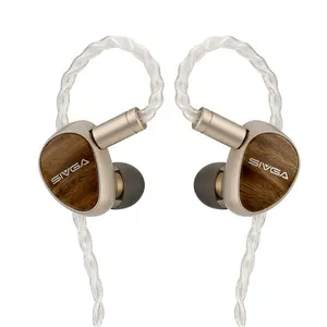 SIVGA Que UTG Flat Glass Diaphragm Green Sandalwood Earphone IEM Audio