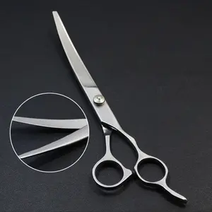 Grooming (Scissors) - Pet Grooming Scissors Dog Hair Tool Set Professional Trimming Scissors Bent Scissors Teddy Haircutting Scissors Pet Clippers