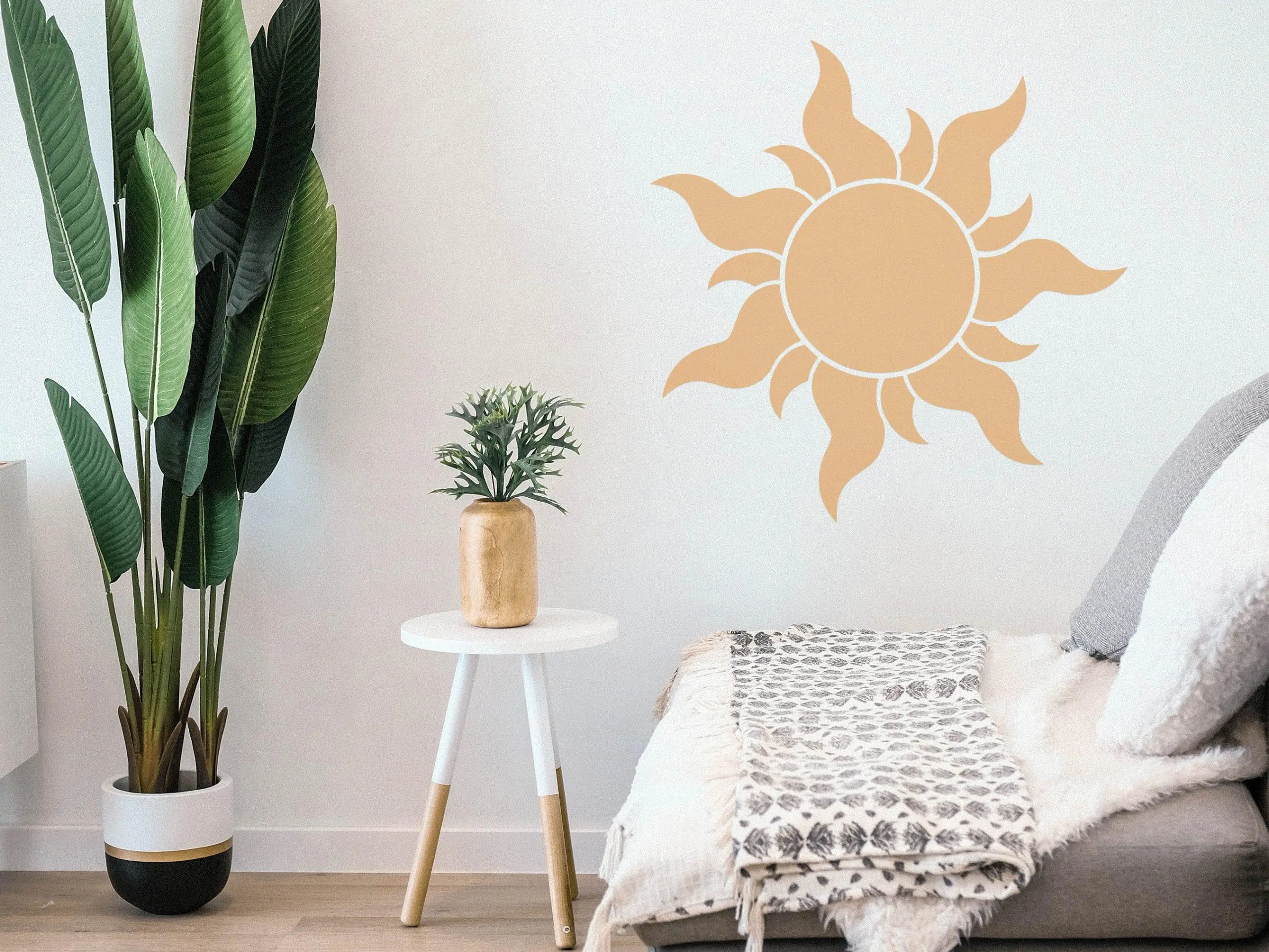 Sun Stencil - Art and Wall Stencil
