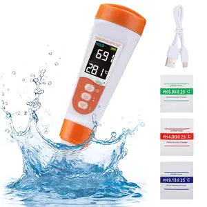 Hygger Pool Salt Tester & PH Meter 5-in-1 Digital Water Tester High Accuracy Salinity PH Temp EC TDS for Aquarium Swimming Pool Hot Tub & Swim Spas
