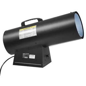 VEVOR Portable Propane Heater, 9000BTU Forced Radiant Space Heater with Stepless Temp Settings Tip - over Protection, Portable Garage/Shop for Sports, Boating, RVs, Indoor/Outdoor