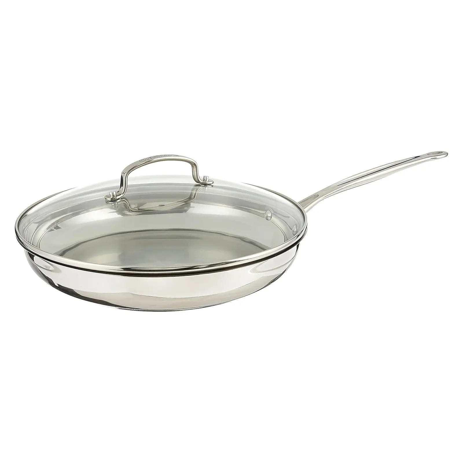 Cuisinart 12 Inch Skillet with Glass Cover, Chef's Classic Collection, 722-30G