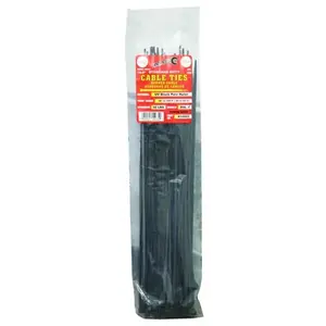 Zip Tie 14.6" 50lb. Tensile Standard Duty  100 PC Black