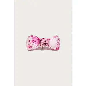 Rosette Bandeau Top (French Floral)