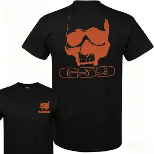 💀🔥[TikTok Trending Shirt][Music Fan Tee]Suice-boys GreyDay 2026 G59 Orange Skull Logo Graphic T-Shirt Unisex Men Women Cotton Short Sleeve Vintage Streetwear Outfit