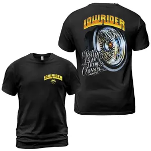 Lowrider - Rollin' on Them Classics Shirt, Gift For Car Lovers, Racing Shirt, Crewneck Short Sleeve Classic Casual Top