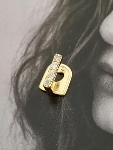 1 punk hip-hop dental accessory, shiny and detachable rhinestone braces, gemstone teeth, gold and silver colors, fun single clip style dental accessory