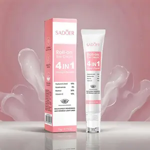 Four-In-One Multi-Effect Nourishing Eye Roll-On Balm, Eye Cream, Rich in Niacinamide & Retinol, Moisturizing & Smoothing, Suitable for All Skin Types.