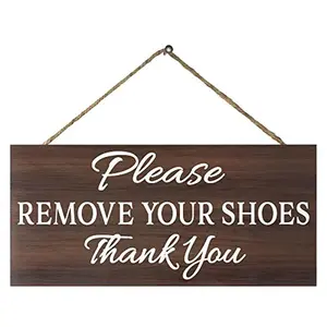 Please Remove Your Shoes Wooden Sign, Front Door or Mudroom Sign, No Shoes Signs, American Made
