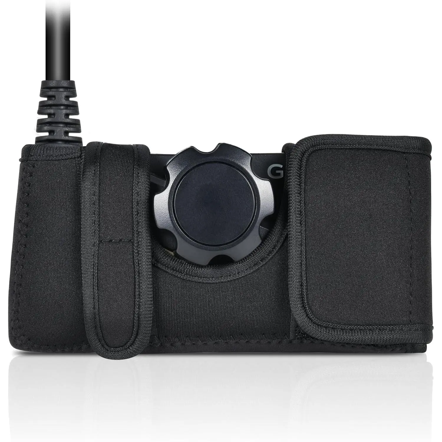Compact Durable Livescope LVS34 Travel Transducer Protector, Manufacturer-Warranty Protective Case for Transducer Accessories, Manufacturer Warrenty