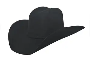 Justin Black 5X Wool Cashmere 7-3/8