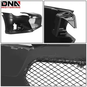 DNA Motoring For 13-16 Scion Fr-S Subaru Brz Black Primed Diamond Mesh Front Bumper Cover