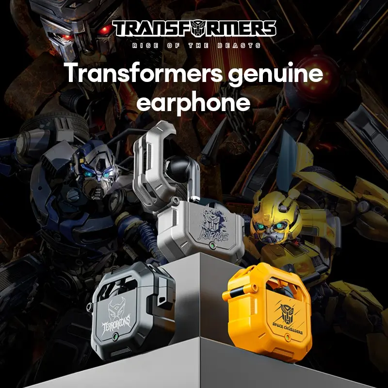 TRANSFORMERS T12 In-Ear Wireless Headphones Bluetooth 5.4 Low Latency Hi-Fi Sound HD Decoding Comfortable Fit Type-C Charging for Music Calls