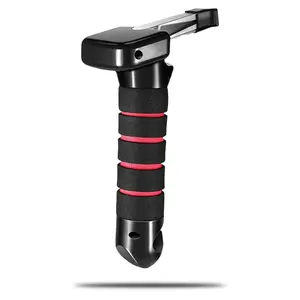 Car Handle Cane Car Door Handle for Elderly, Multifunctional Cars Handles Assist Support, Handles Door Latch for Seniors and Handicapped (Red)