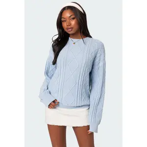 Jessy Cable Knit Oversized Sweater Jessy Cable Knit Oversized Sweater
