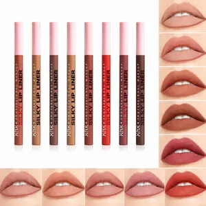 Summer Makeup, Long Lasting Lip Liner,Smudge Proof Easy Coloring Lip Liner Pen, Lip Makeup, Girls and Women Makeup Accessories