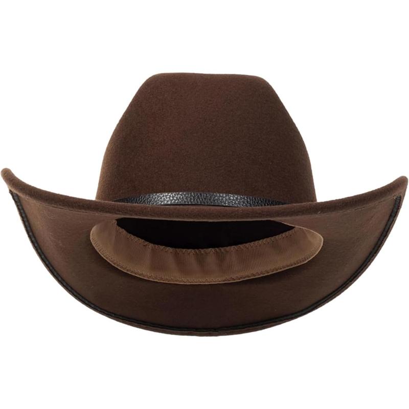 Western Felt Cowboy Cowgirl Hat - Wide Brim Panama Jazz Fedora Hat with Floral Engraved Buckle Belt Decoration 22.4" to 22.8" Western Felt Cowboy Cowgirl Hat - Wide Brim Panama Jazz Fedora Hat with Floral Engraved Buckle Belt Decoration 22.4" to 22.8"