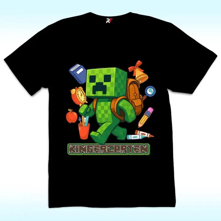 Gildan Adult & Youth Mine Craft Shirt, Back To School T-Shirt