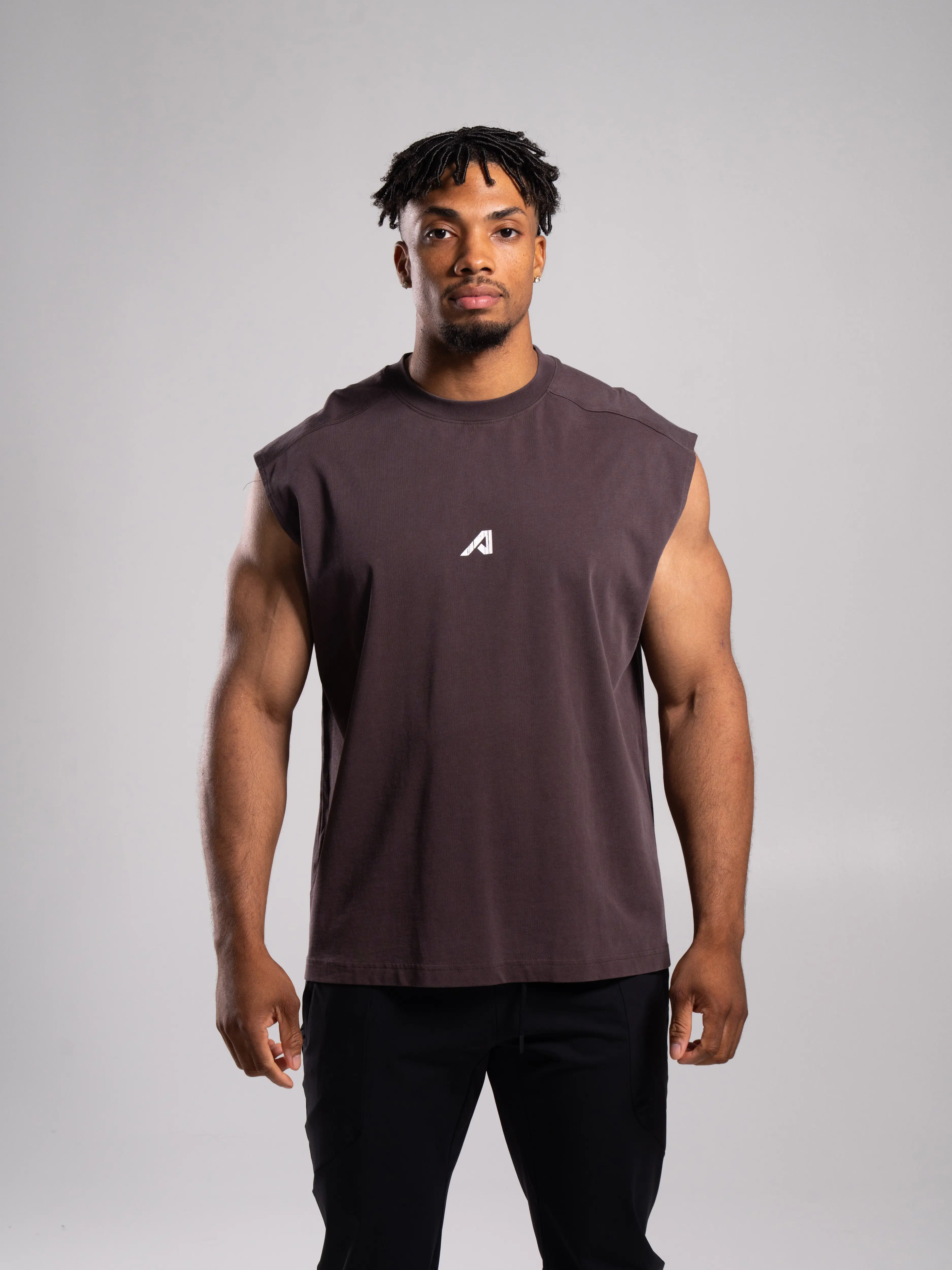 Stone Wash Alpha Tank - Walnut