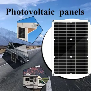 20W Bendable Solar Panel Portable Charger with USB Port For Outdoor, Camping, RV, Boat, Car Charger