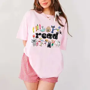 Read Children's Books Teacher Shirt, Teacher Sweatshirt, Kindergarten Youth Shirt, Gift For Teacher, Book Tee