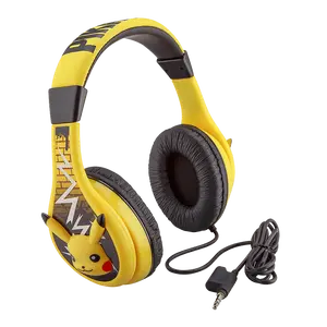 Pokemon Pikachu Wired Headphones for Kids
