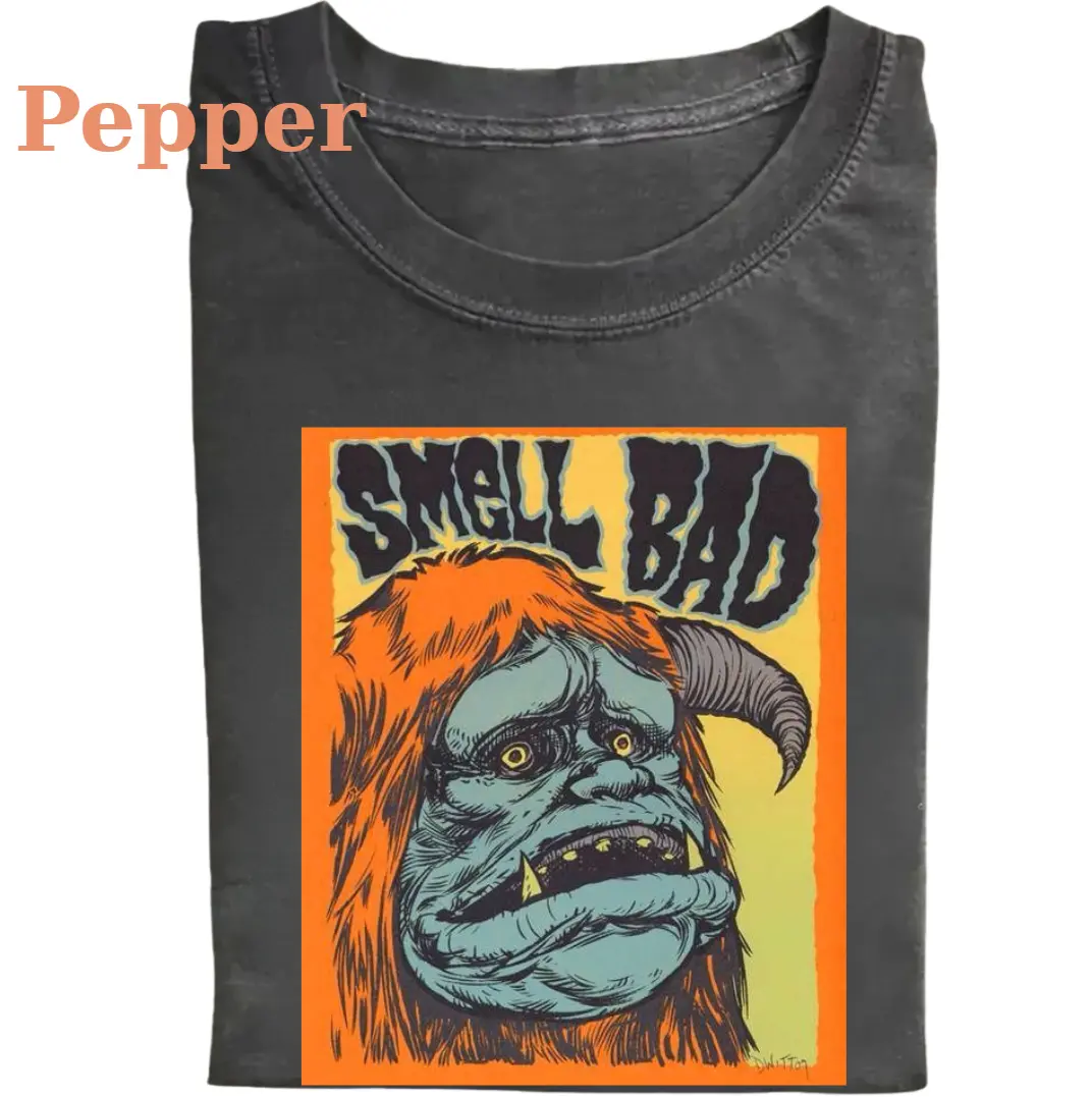 Labyrinth Smell Bad T-Shirt, Unique Graphic Tee, Unisex Apparel, Gift for Fantasy and Film Fans, Gif for Her, Gif for Him, Trendy Movie Merchandise