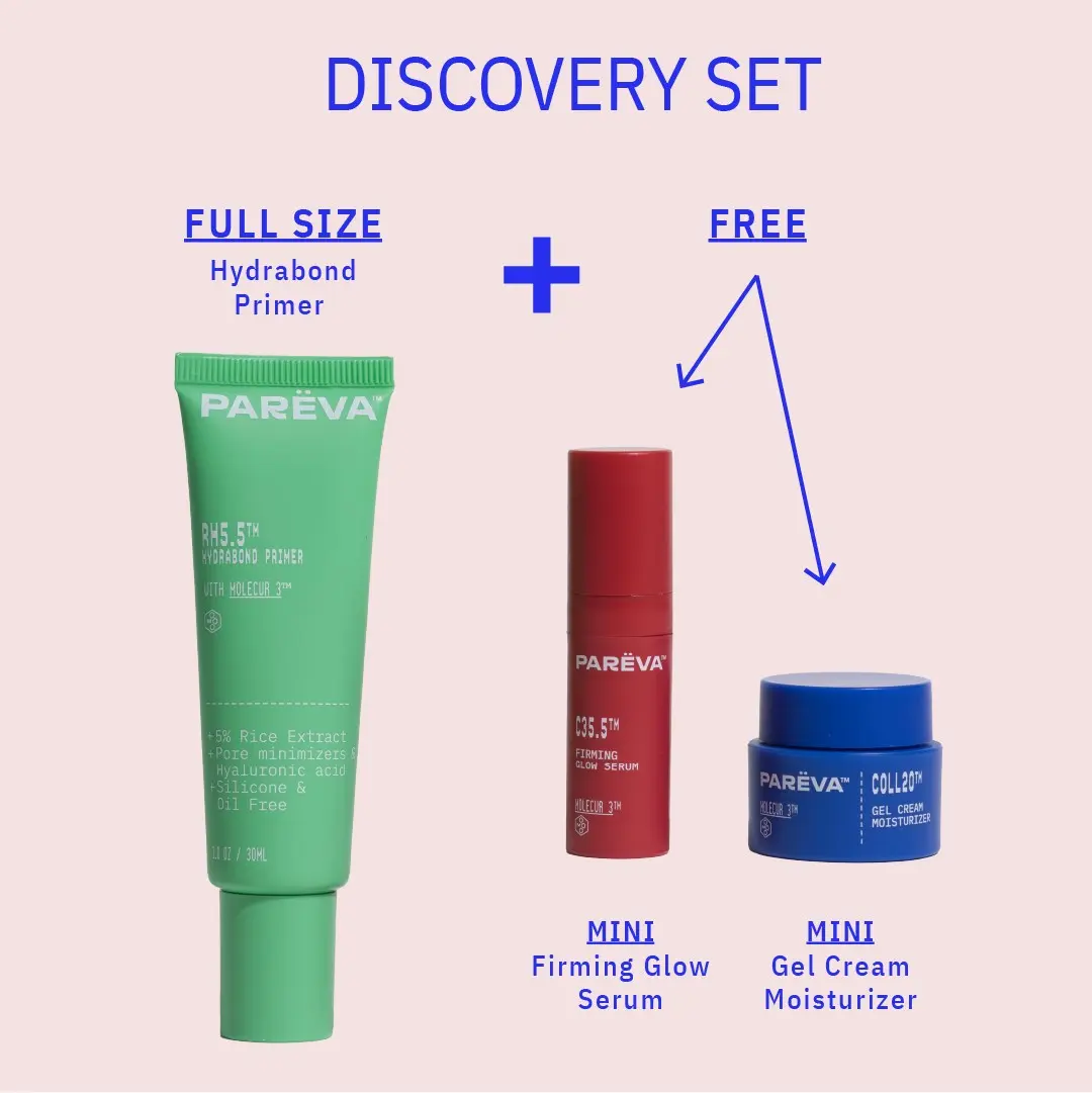 Trial Set - 3 Products - Mini Serum, Mini Moisturizer and Full Size Primer to deliver clinical skin transformation.