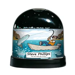 Fishing, Male - NTT - Personalized Snow Globe