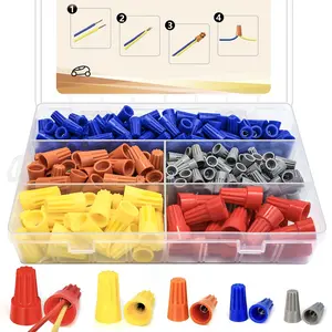 330 count Wire Connectors Nuts Kit - Electrical Twist Wiring Splice Screw Caps Assortment