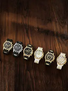 Men's Watch Set 6pcs, Wristwatch Set, Business Casual Alloy Quartz Analog, Perfect Birthday Gift, All Seasons Use, Includes Original Box