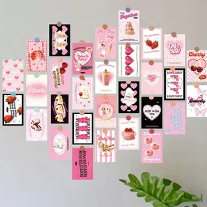 Pink Wall Collage Kit