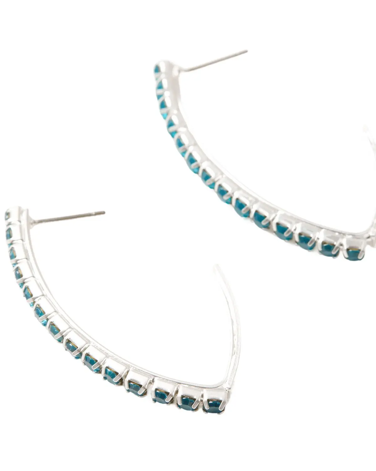 Lainey Wilson Women's Women'S Stone Pav&Eacute; C Hoop Earrings - 37G00147