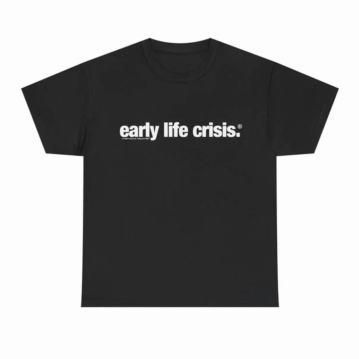 Men's Nettspend Early Life Crisis Osamason Tour Merch Casual Streetwear Classic Short-Sleeve T-Shirt Top - All Colors & Sizes NB9, Shortsleeve