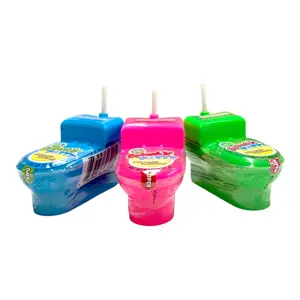 KIDSMANIA SOUR FLUSH CANDY PLUNGER W/SOUR POWDER DIP 1.38OZ PACK OF 3 Snack Sweet