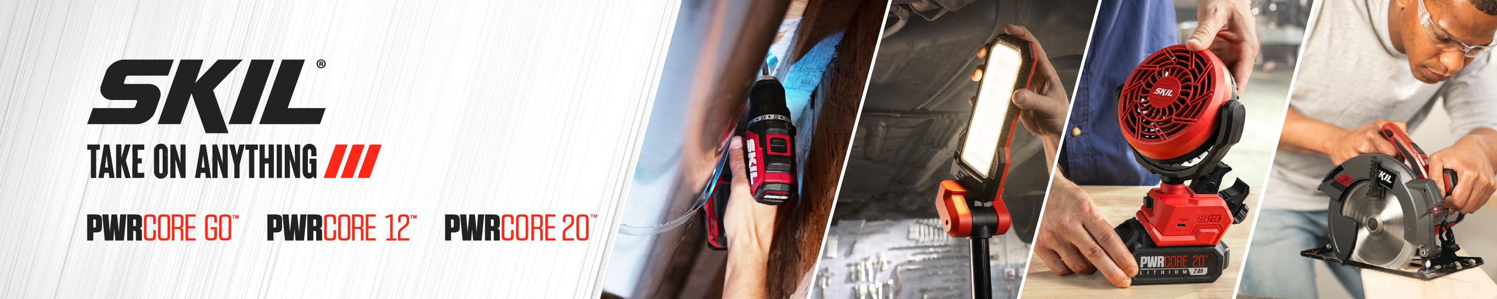 SKIL 12V/20V Compact Tower Cordless LED Work Light Kit Set - Powerful Light, Portable Lighting, Rechargeable Emergency Worklight with 12V 2.0 AH Battery, 20W PD Rapid Charging USB-C Charger, Wall Mount Compatibility, LED Chips, Portable Rechargeable Light SKIL 12V/20V Compact Tower Cordless LED Work Light Kit Set - Powerful Light, Portable Lighting, Rechargeable Emergency Worklight with 12V 2.0 AH Battery, 20W PD Rapid Charging USB-C Charger, Wall Mount Compatibility, LED Chips, Portable Rechargeable Light