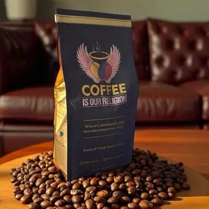 Coffee Is Our Religion Medium Roast 1/2 lb Colombian Heritage Whole Bean Coffee