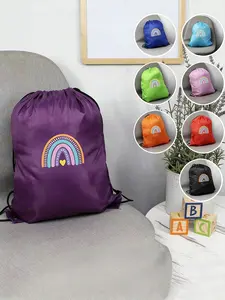 Drawstring Backpack for Teens, Personalized Sports Bag, Casual Sports Bag, Swimming Bag, Fitness Bag, After School Club Bag, Travel Bag, Back-To-School Sport Bag, Outdoor Sports Bag, Athletic Bag, Volleyball Bag