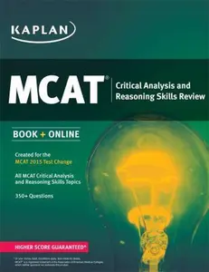 USED-Kaplan MCAT Critical Analysis and Reasoning Skills Review: Created for MCAT 2015 (Kaplan Test Prep) by Kaplan (Paperback)
