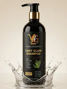 Vany Glow Shampoo – Gentle Cleansing Formula with Biotin, Rice Water & Rosemary for Soft, Healthy-Looking Hair (470ml)