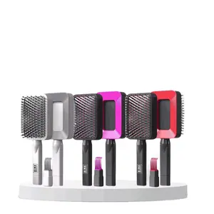 3D Self-cleaning Deluxe Rectangular Hair Brush Haircare Smooth Heatless Durable