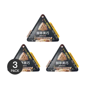 CHOCDAY Premium Dark Chocolate Crispy Wafer Rolls - Rich Cocoa Flavor, Malt Aroma, 6 Rolls per Pack (3 Packs)
