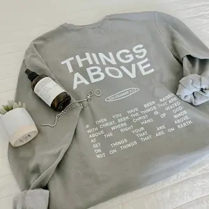 Christian Crewneck Sweatshirt | Colossians 3 | Cute Faith Based Christian shirt | Comfort Colors | Christian Minimal Style | Unisex Soft Pullover Sweaters